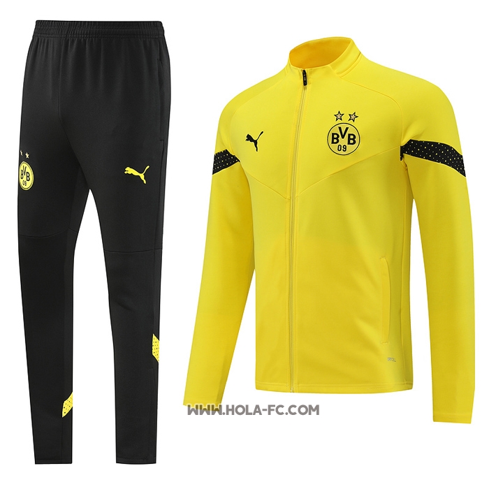 Chandal de Chaqueta del Borussia Dortmund 2022-2023 Amarillo